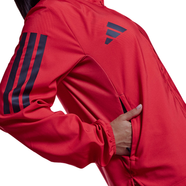Vetrovka adidas Originals Adizero TRC x Top4Running Jacket Červená | it4450-trc, 1