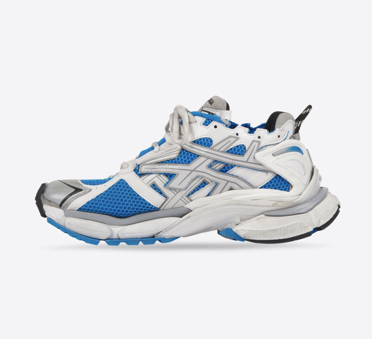 Runner Sneakers "White & Blue"