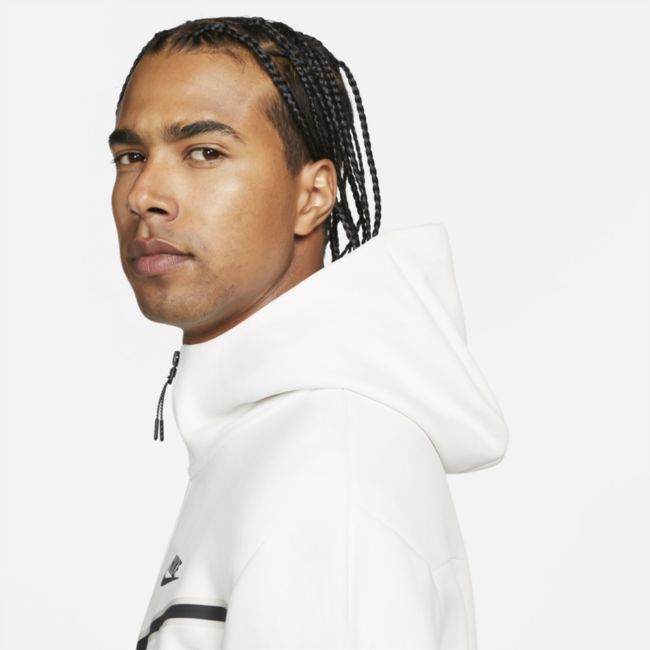 Mikina Nike Tech Fleece Full-Zip Hoodie Biela | CU4489-030, 0
