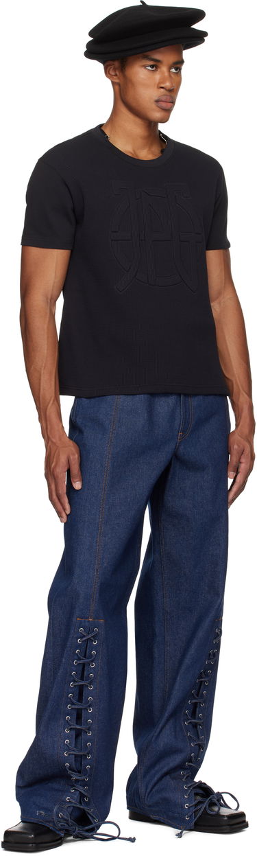 Tričko Jean Paul Gaultier Jean Paul Gaultier Oversized JPG T-Shirt Čierna | 25/33-F-TS095E-J071-00, 3