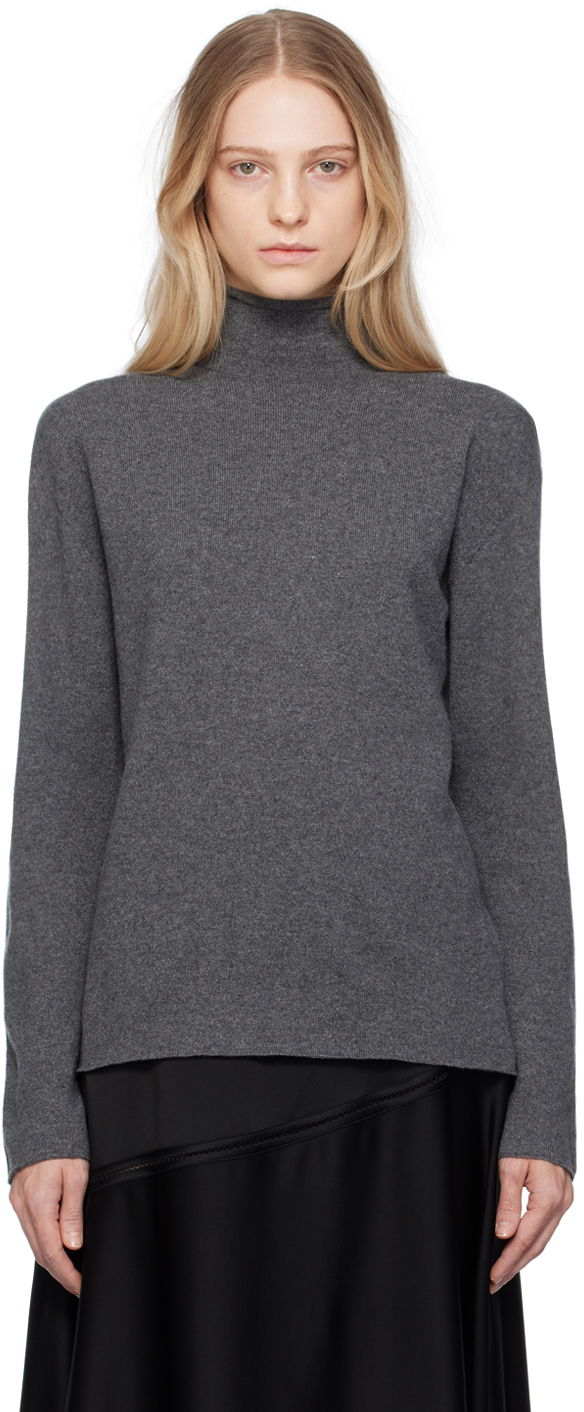 Sveter Jil Sander Rolled Turtleneck Šedá | J40GP0002_J13204, 0