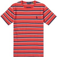 Polo Ralph Lauren Men's Multi Stripe T-Shirt Spring Red Multi