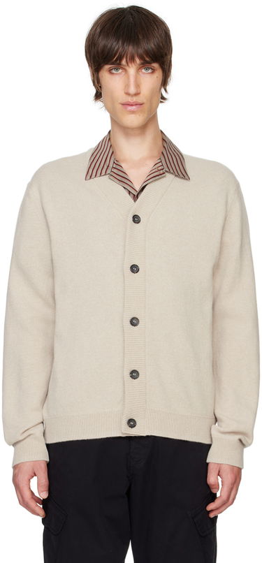 Sveter Paul Smith PS Paul Smith Merino Wool Cardigan Béžová | M2R-535X-L21935-08, 0