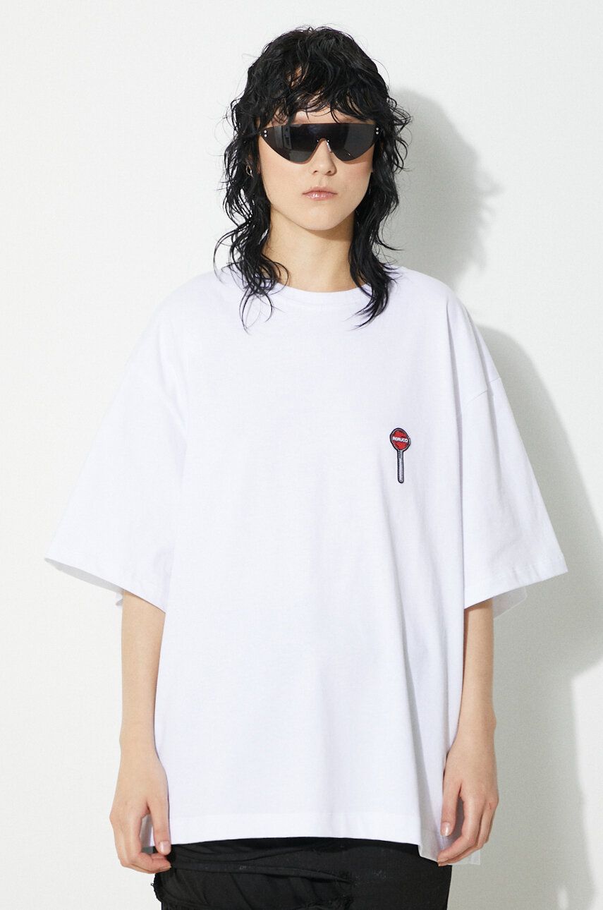 Tričko Fiorucci Fiorucci Lollipop Patch Boxy T-Shirt Biela | M01FPTSH103CJ01WH03, 0