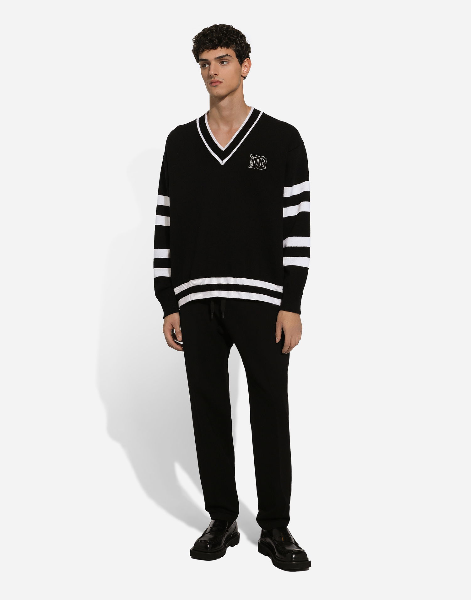 Nohavice Dolce & Gabbana Jersey Jogging Pants Čierna | GP0A4TFUGSTN0000, 1