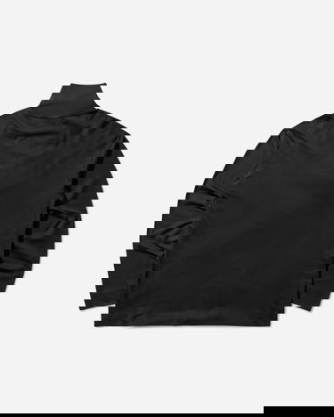 Tričko Dries Van Noten Mock Neck Long Sleeve T-Shirt Čierna | 252-021115-2603 900, 0