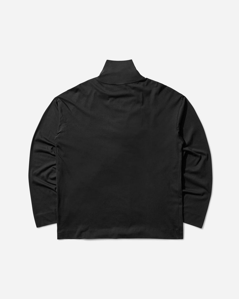 Tričko Dries Van Noten Mock Neck Long Sleeve T-Shirt Čierna | 252-021115-2603 900