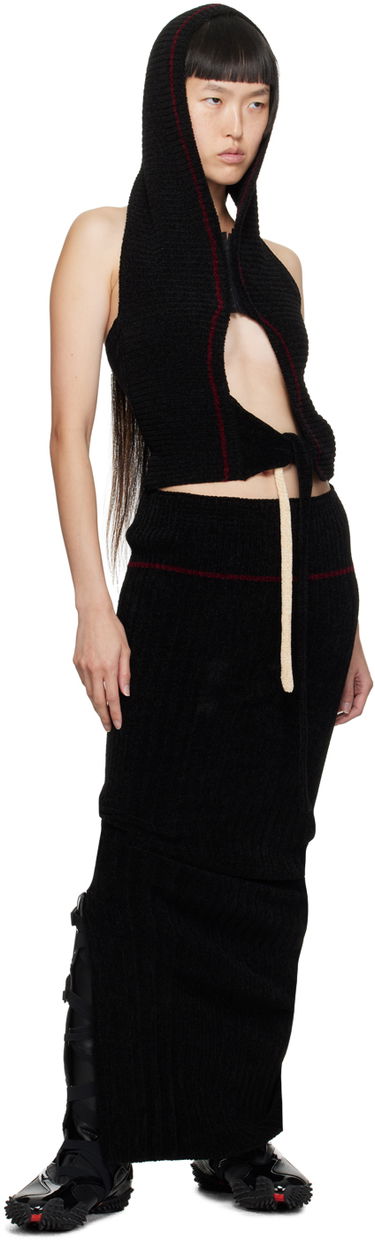Šaty Ottolinger Ottolinger Hooded Maxi Dress Čierna | 707002, 3