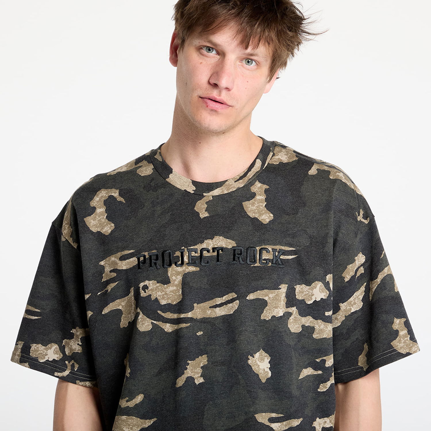 Tričko Under Armour Project Rock All Over Print T-Shirt Zelené | 1389976-251, 1