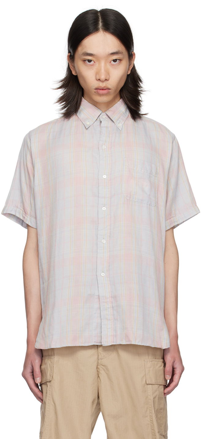 Košeľa BEAMS BEAMS PLUS Classic Fit Striped Shirt Ružová | 3801-0102-139, 0