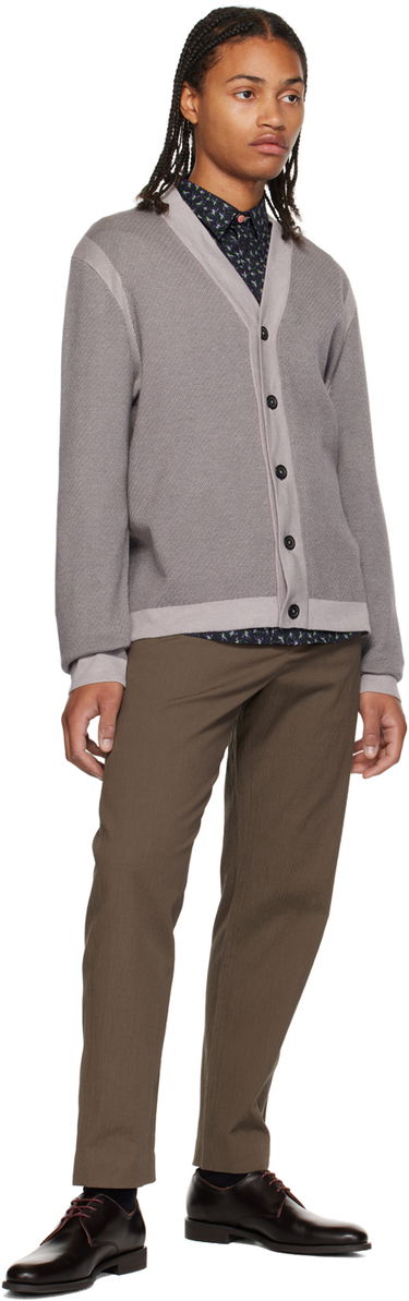 Sveter Paul Smith PS Paul Smith Broad Stripe Cardigan Fialová | M2R-213YE-L21864-51, 3
