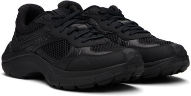 Oblečenie a doplnky BOSS Mesh and Faux Leather Čierna | 50548571, 4
