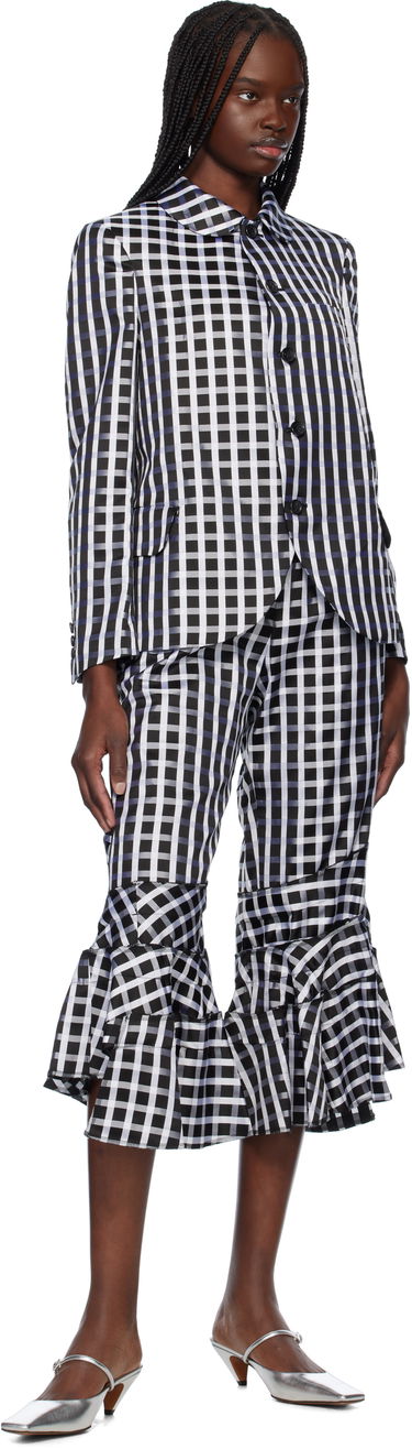 Šortky Comme des Garçons Comme des Garçons Check Ruffle Cropped Trousers Čierna | RO-P010-051-1, 3