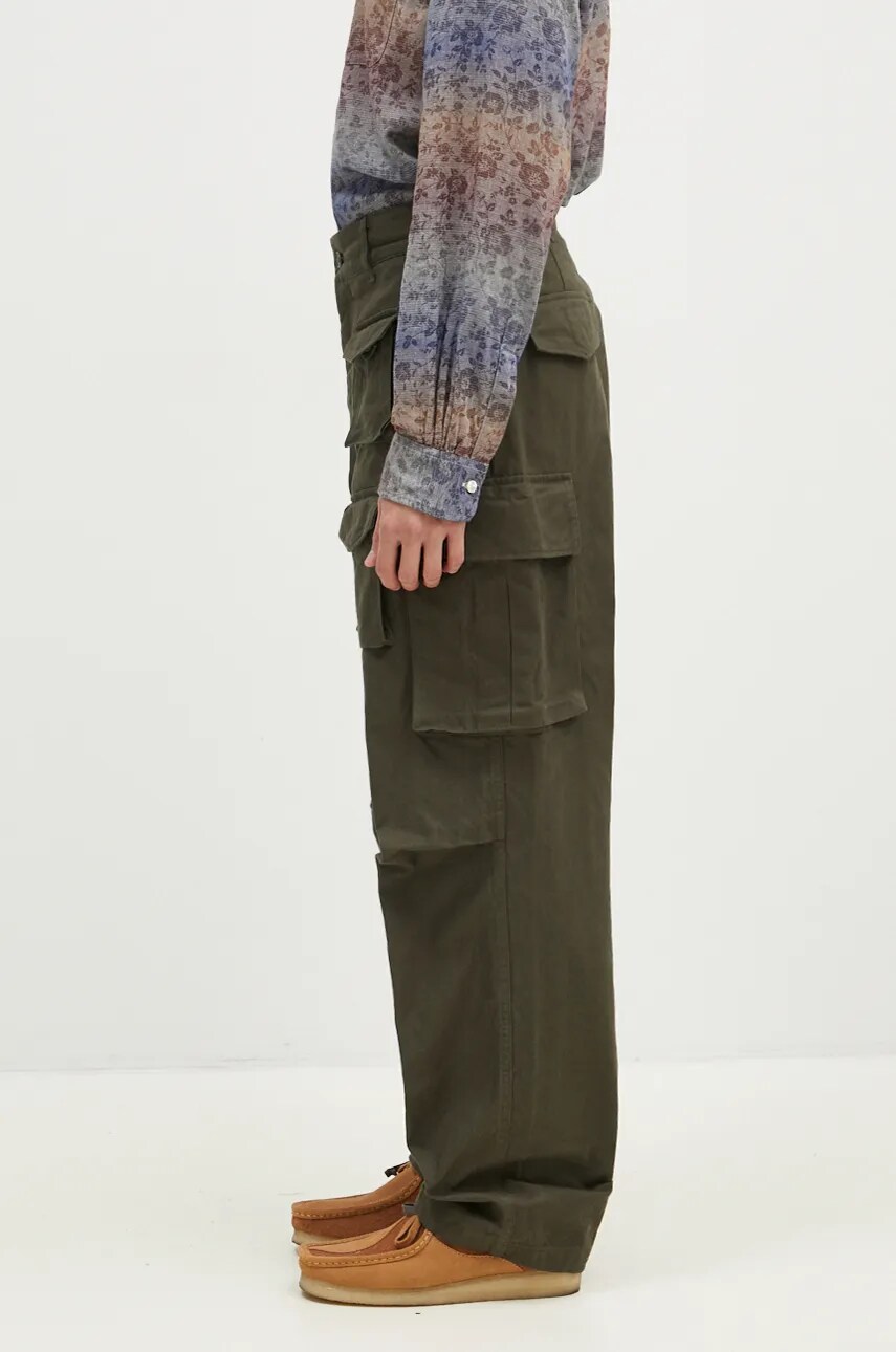 Cargo nohavice Engineered Garments Green FA Cargo Pants Zelené | 24F1F016, 1