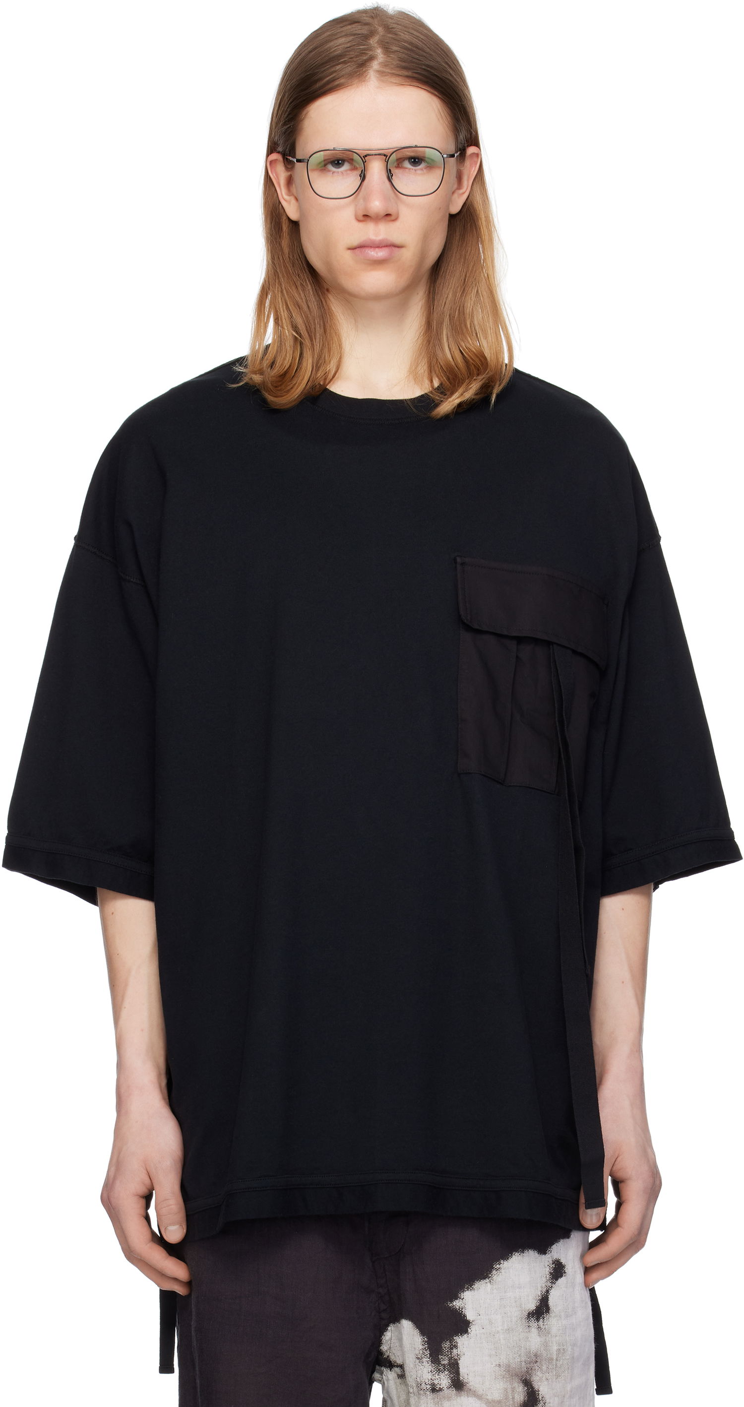 Tričko UNDERCOVER UNDERCOVER Pocket T-Shirt Čierna | UP1E4806, 0