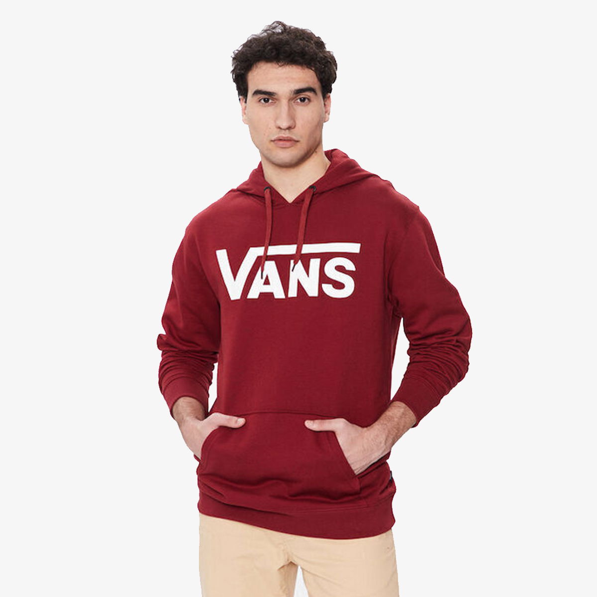 Mikina Vans Classic Pullover Hoodie Červená | VN0A456BBQS, 0