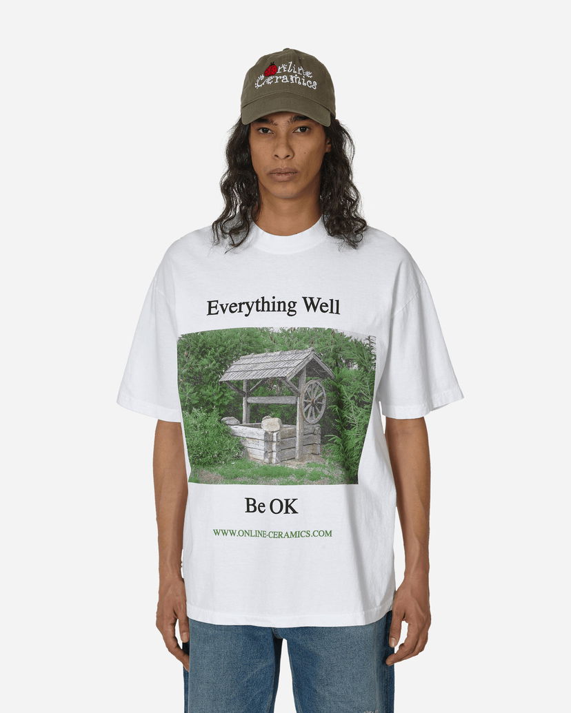 Tričko Online Ceramics Everything Well Be Ok T-Shirt White Biela | BEOKTEE WHITE