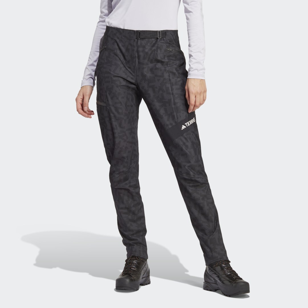 Nohavice adidas Originals Terrex Techrock RAIN.RDY Pants Šedá | HU1832, 0