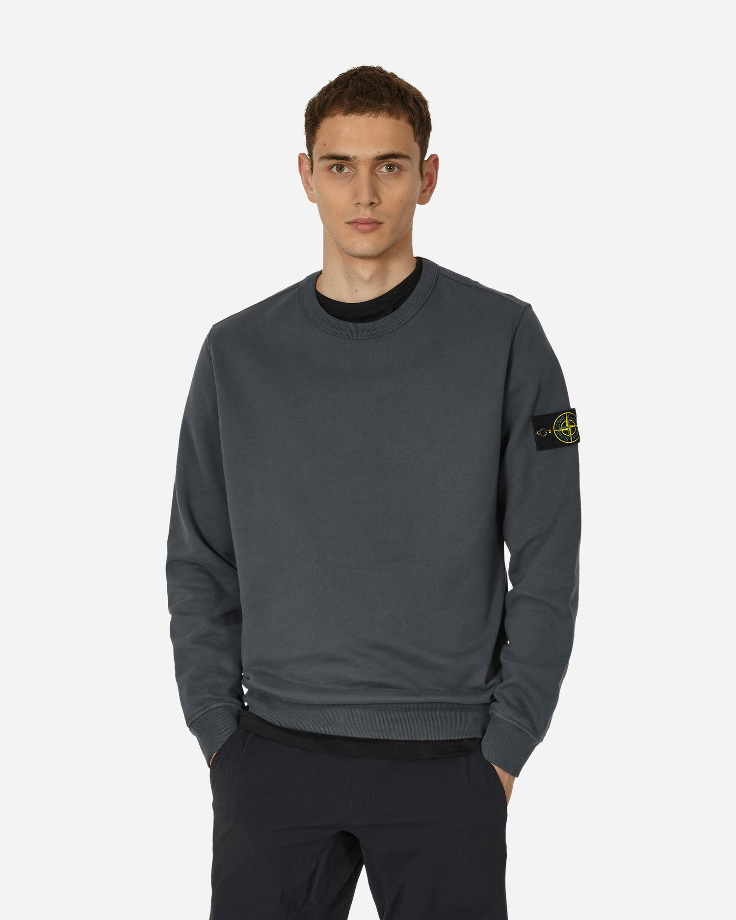 Mikina Stone Island Garment Dyed Šedá | 791562420 V0062, 0