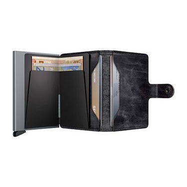 Peňaženka Secrid Miniwallet - Dutch Martin - Grey Čierna | MDM-Grey, 3