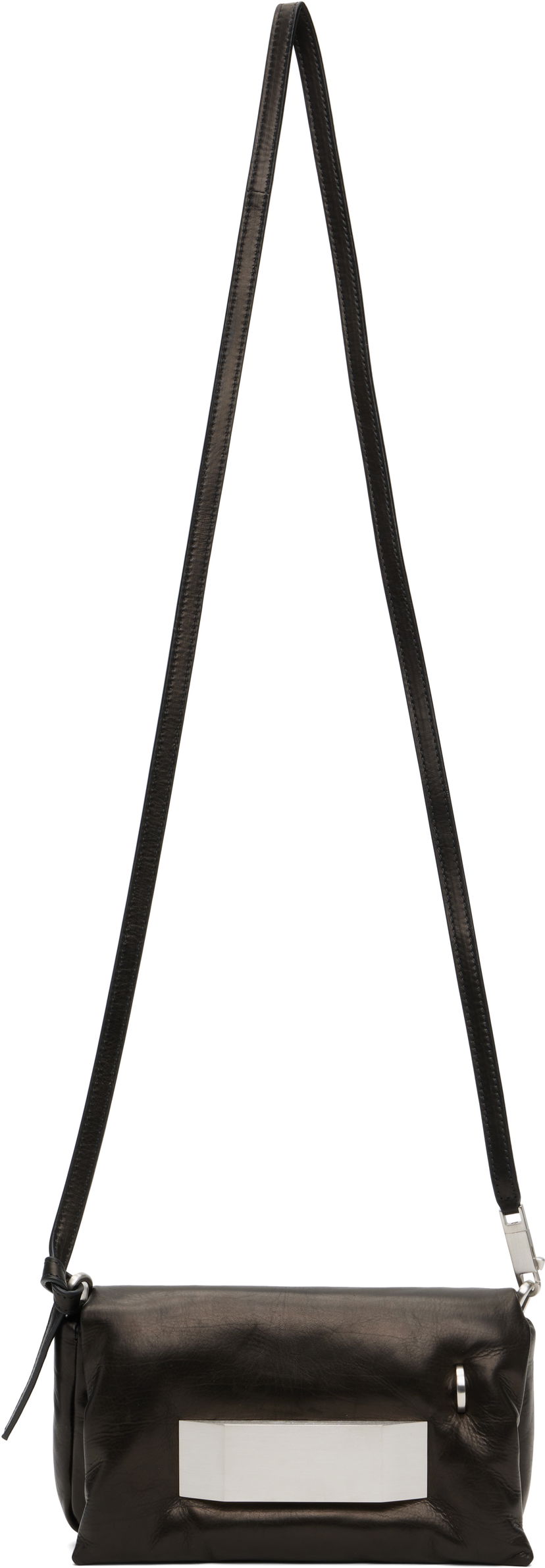 Taška cez rameno Rick Owens Rick Owens Pillow Griffin Bag Čierna | RA02E0745 LCAPA