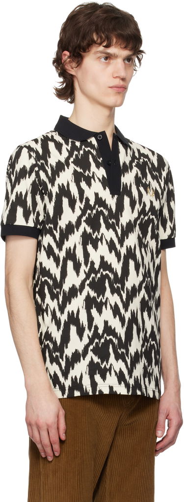 Polo tričko Fred Perry Fred Perry Animal Print Polo Béžová | M8690, 1