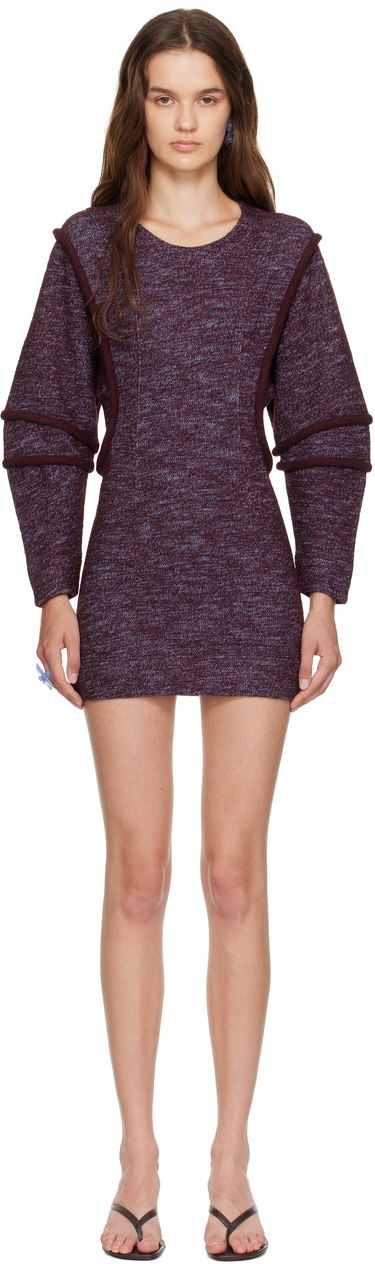 Šaty Eckhaus Latta Eckhaus Latta Pallas Minidress Fialová | 1406-EL-PF25-T -, 0