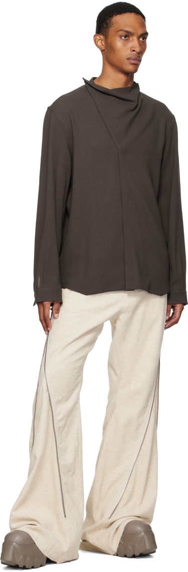 Košeľa Rick Owens Rick Owens Concordians Island Shirt Šedá | RU02E1299 WA, 3