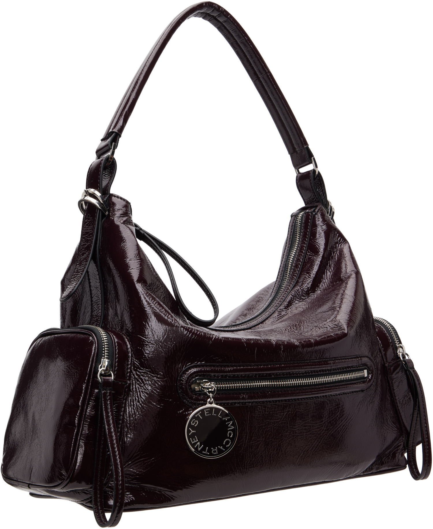 Taška cez rameno Stella McCartney Stella McCartney Dartmoor Shoulder Bag Vínová | 7B0178WP0632, 1