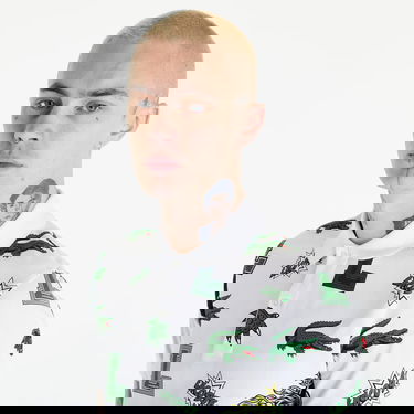 Polo tričko Lacoste Holiday Crocodile Print Polo Shirt Biela | PH1464 SBH, 2