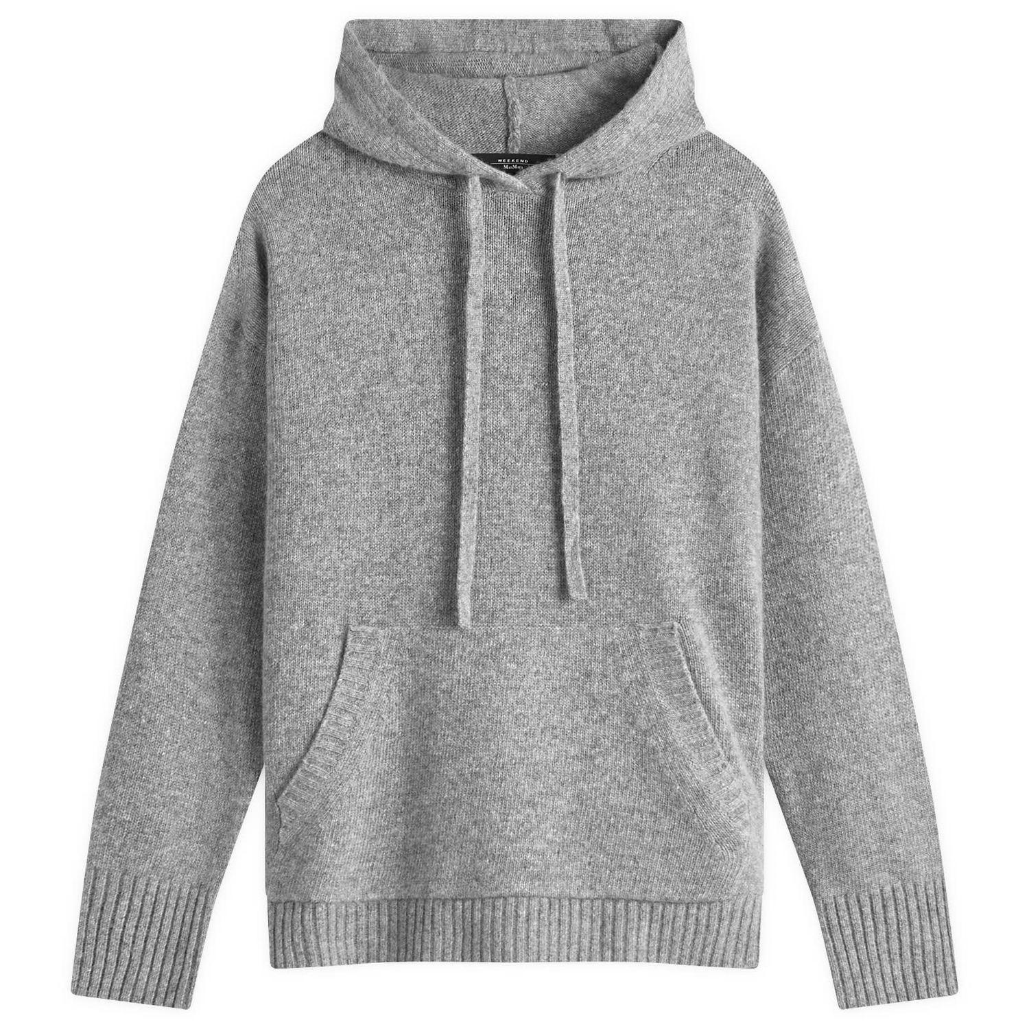 Sveter Max Mara Weekend Max Mara Scenico Knitted Hoodie Šedá | 2515361111600, 1