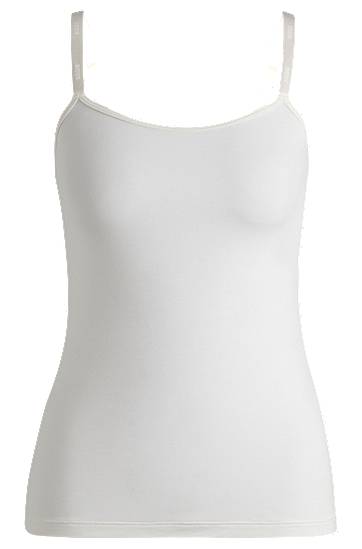 Podprsenka BOSS Stretch Jersey Underwear Vest Biela | 50515379, 0