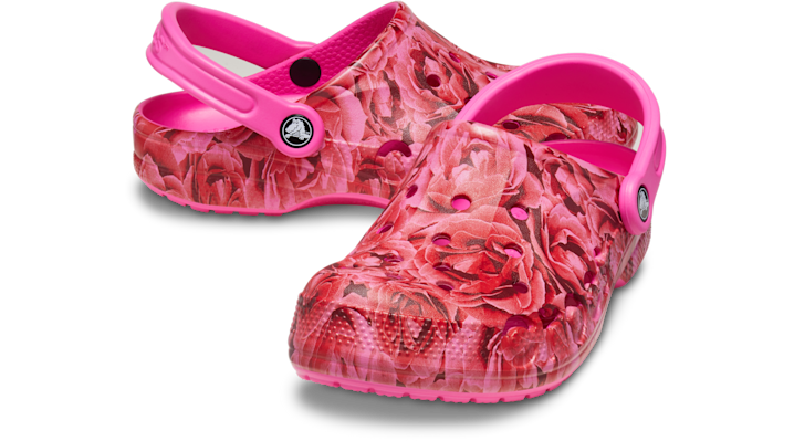 Floral Print Baya Clogs