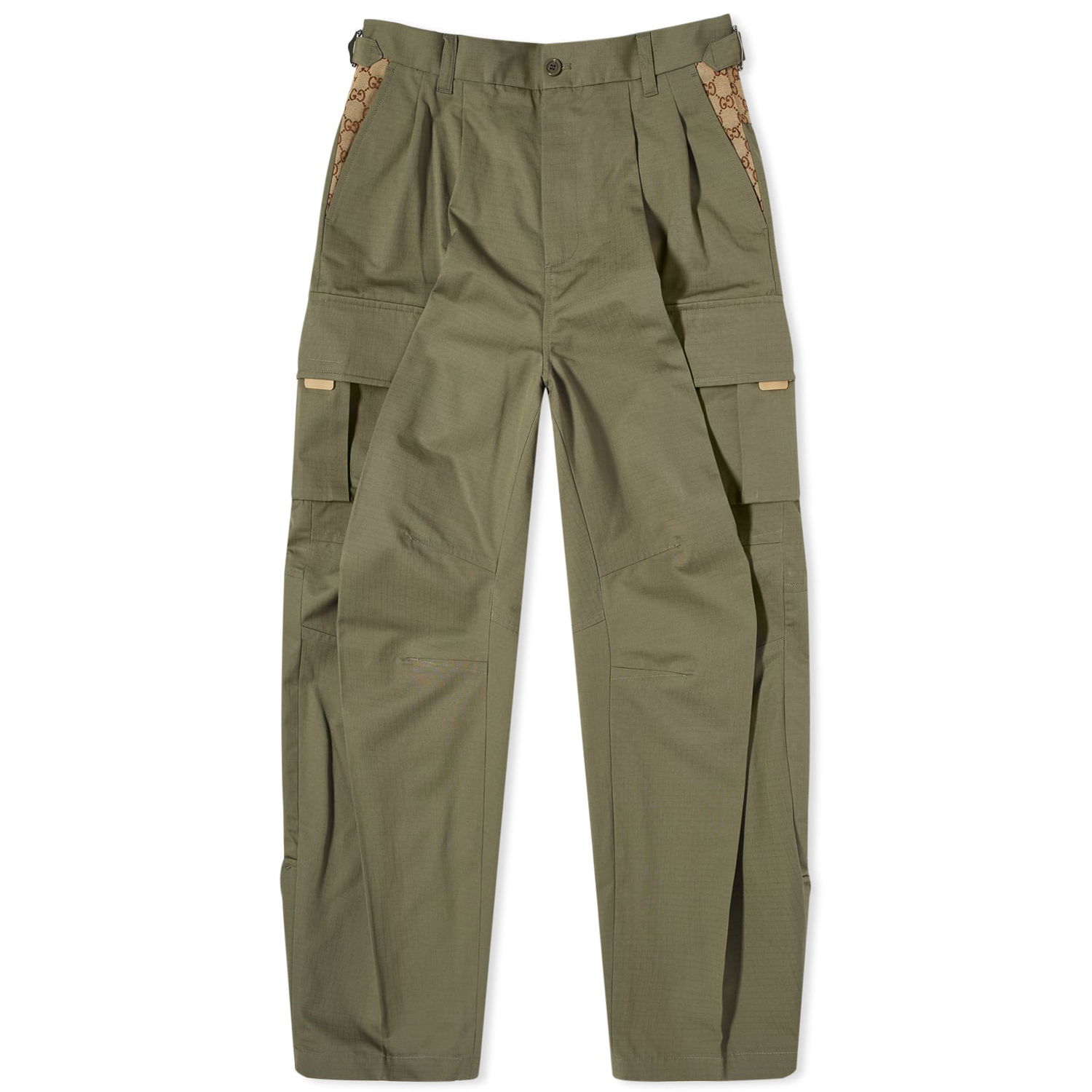 Cargo nohavice Gucci Cargo Pant Greenish Khaki Zelené | 751436-ZANW6-3550, 0