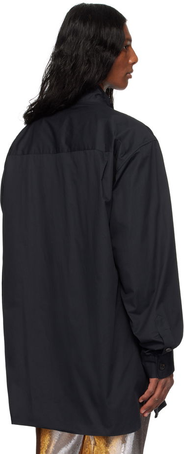 Košeľa Dries Van Noten Dries Van Noten Twill Overshirt Čierna | 251-020731-1147, 2