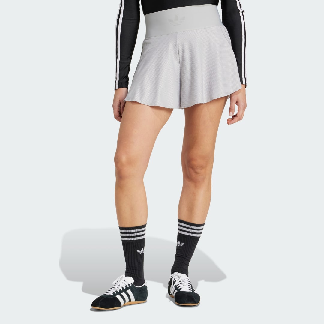 Šortky adidas Performance Waistband Mesh Shorts Šedá | JJ0913, 0