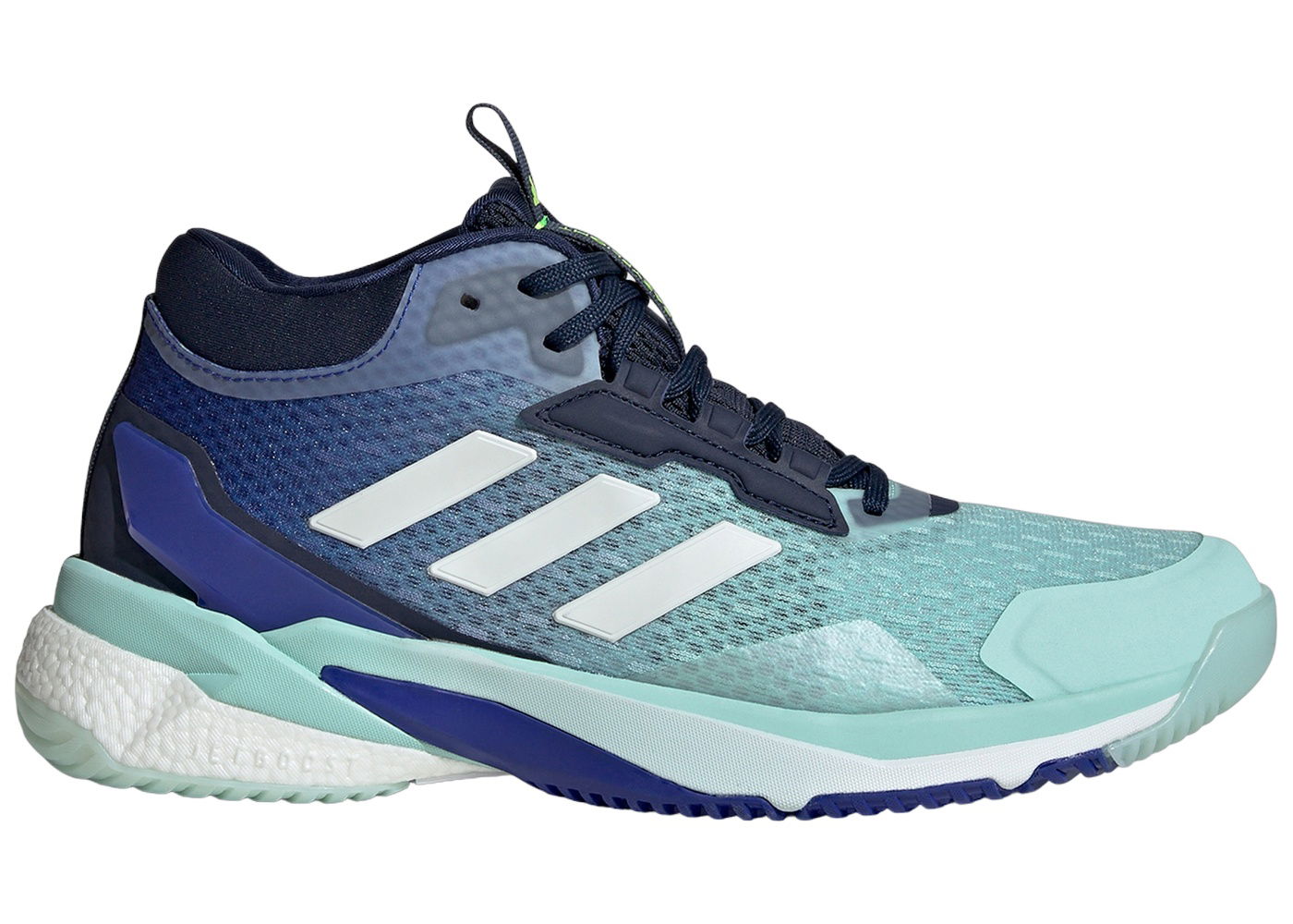 Tenisky a topánky adidas Performance Crazyflight 5 Mid Indoor Semi Flash Aqua Zero Metalic Lucid Blue W Tyrkysová | IF9257, 0