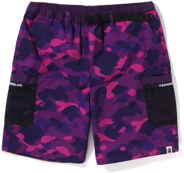 Šortky BAPE Color Camo Mesh Pocket Shorts Fialová | 001SI301007M, 0