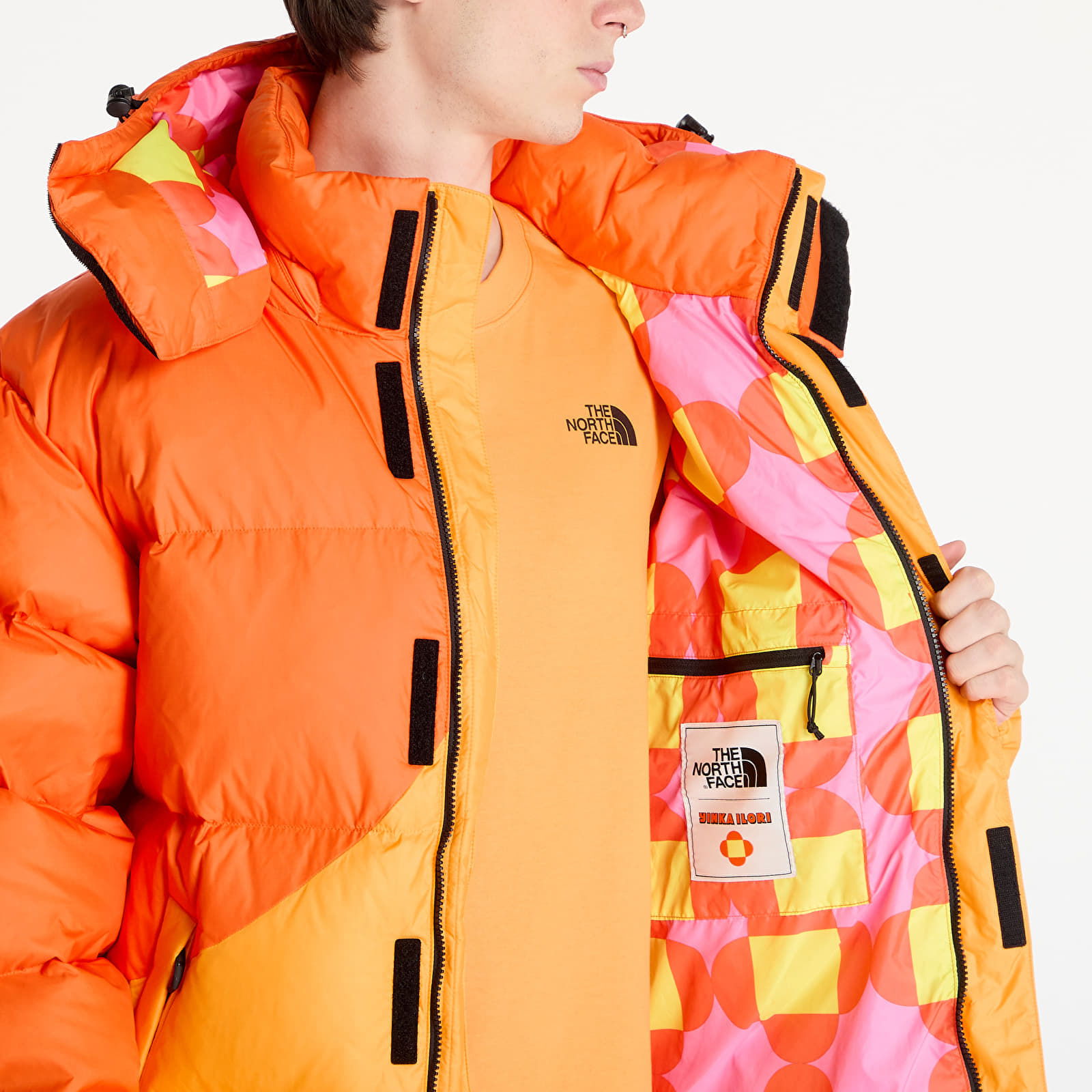 Yinka Ilori x Down Jacket Red Orange