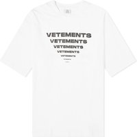 Tričko VETEMENTS Pyramid Logo T-Shirt Biela | UE64TR140W, 1
