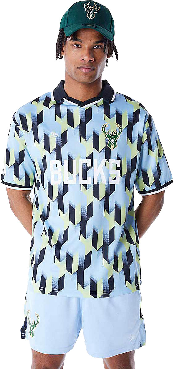 Dres New Era Milwaukee Bucks Patterned Soccer Jersey Rôznofarebný | 60565026-60565026