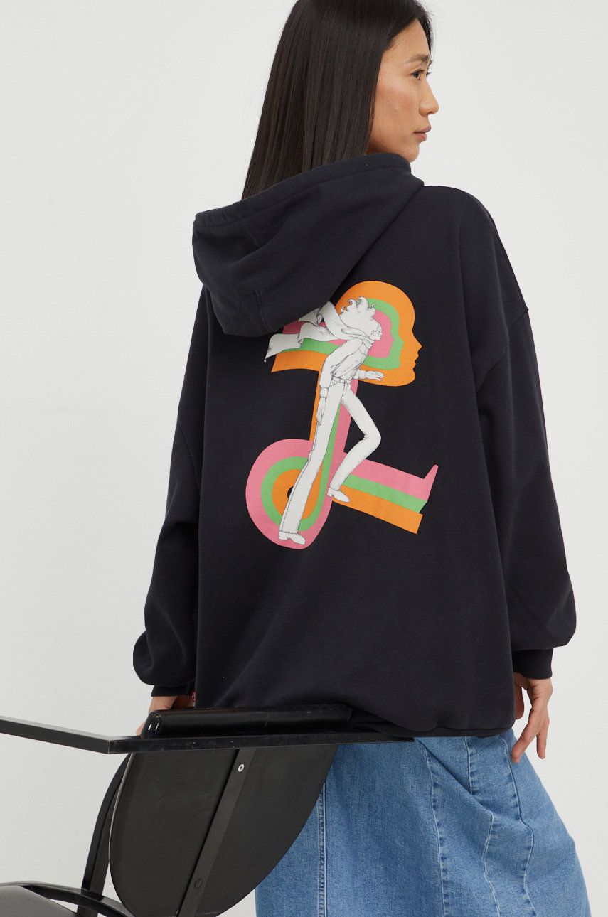 Mikina Levi's ® Prism Hoodie Oversize Čierna | A0801.0032, 0