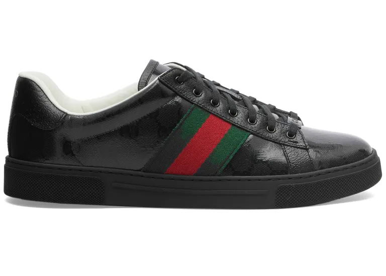 Tenisky a topánky Gucci Ace GG "Crystal Canvas Black" Čierna | 760775 FACRF 1163, 0