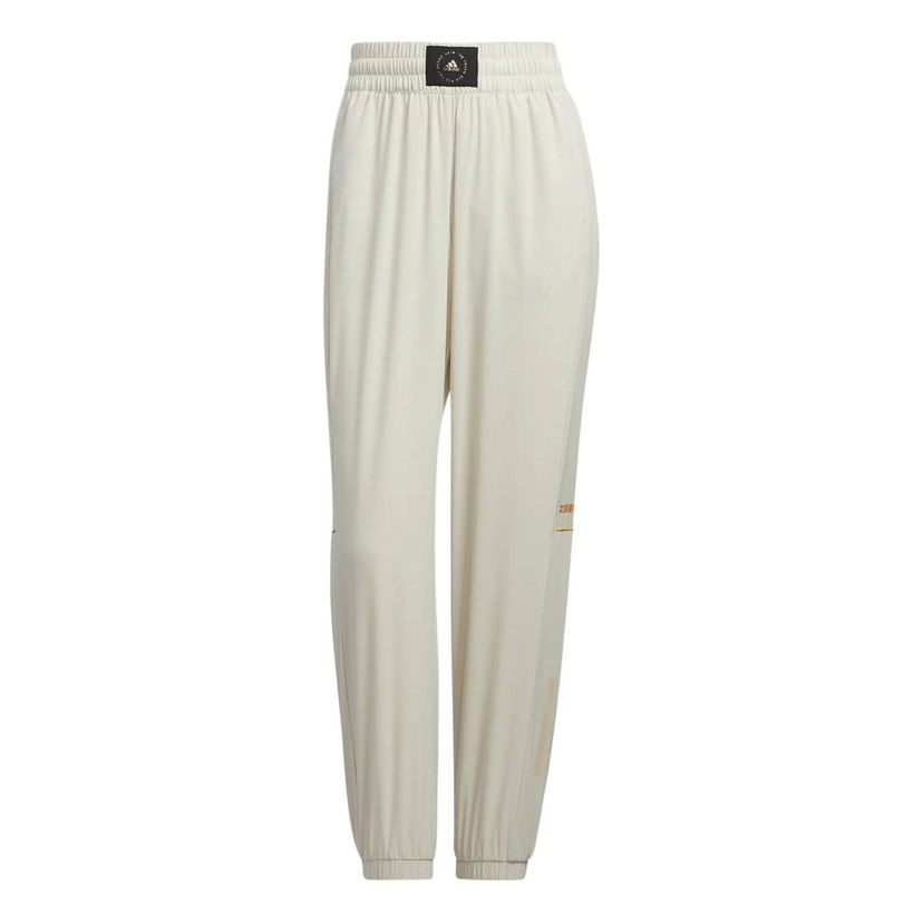 Nohavice adidas Originals Elastic Cuff and Waistband Woven Pants Béžová | HT6896