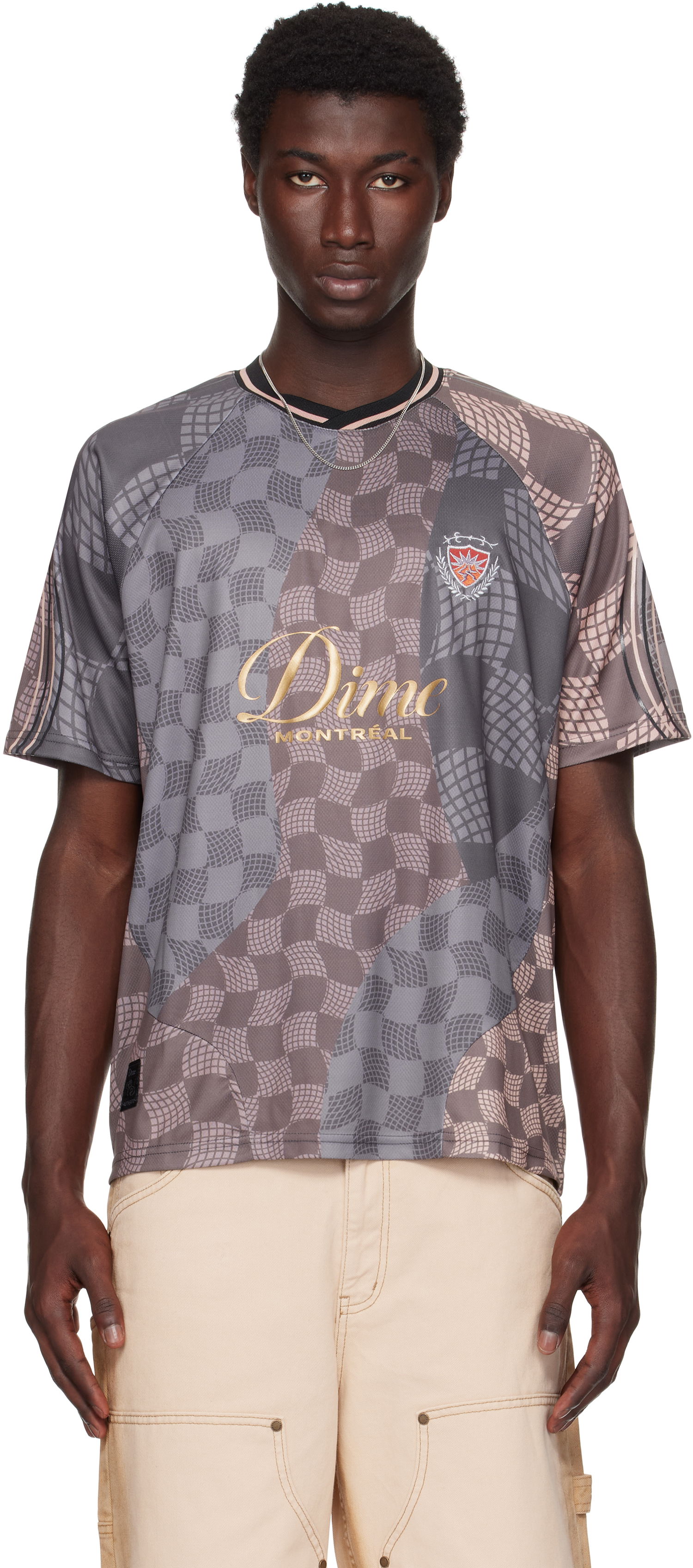Dres Dime Dime Checkered Home Jersey Šedá | DIMESU254GRY, 0