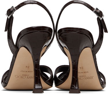 Tenisky a topánky Jimmy Choo Elsy 90 Heeled Sandals Hnedá | ELSY 90, 1