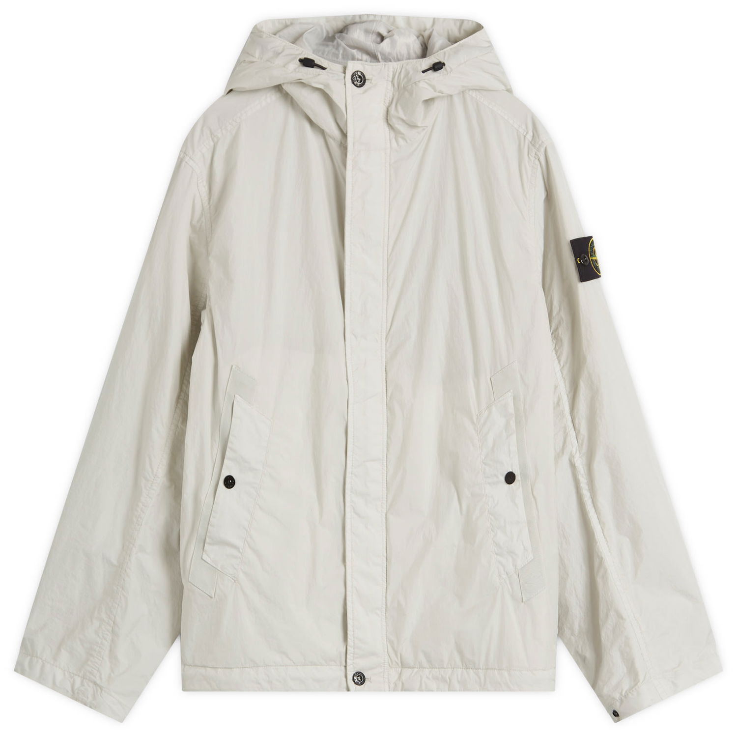 Vetrovka Stone Island Crinkle Reps Hooded Jacket Biela | K1S154100092-V0041, 1