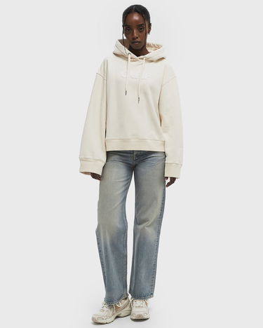 Mikina ØLÅF Olaf Retro Applique Logo Hoodie L Béžová | W200208-OFF-WHITE, 1
