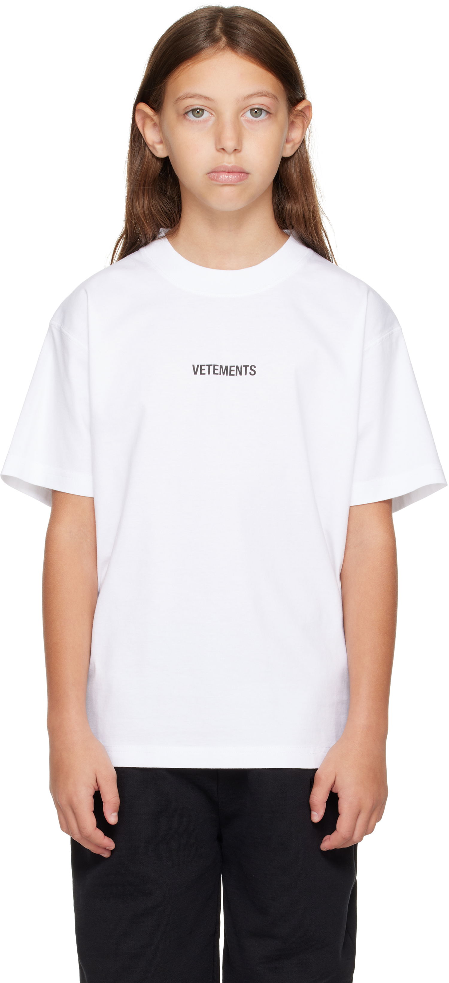 Tričko VETEMENTS Kids Logo T-Shirt Biela | KA10TR100W, 0