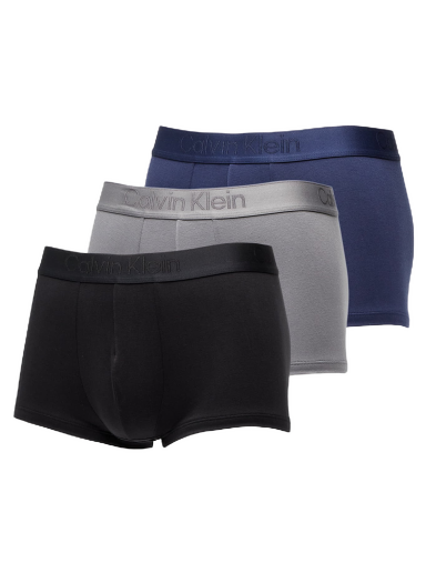 Boxerky CALVIN KLEIN Low Rise Trunk 3-Pack Black/ Blue Shadow/ Grey Sky Rôznofarebný | NB3651A FZ7
